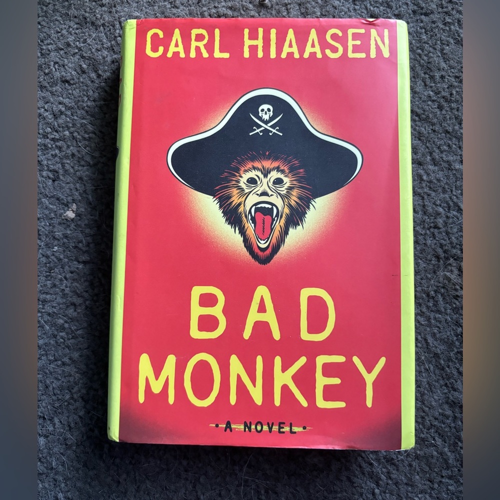 Carl Hiassen Bad Monkey novel hardback